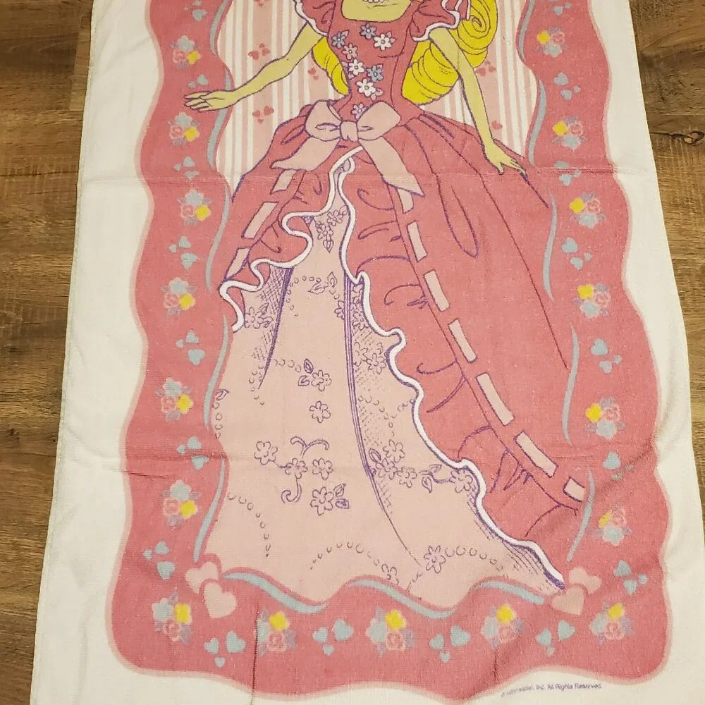Barbie Vintage Beach Towel - Measures 58